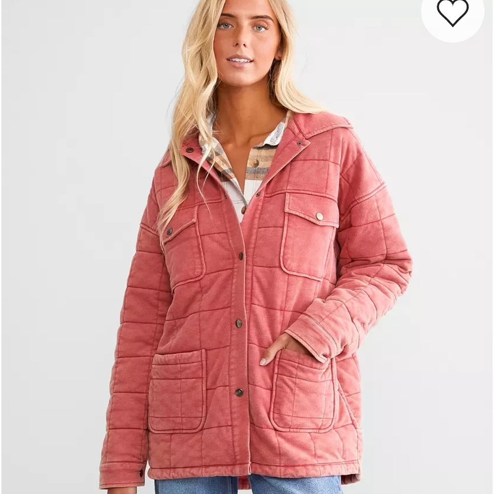 Women's Quilted Pink Jacket